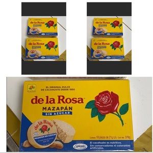 “  3 Box !SUGAR FREE “” Mazapán De la Rosa  .
